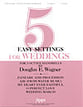 Five Easy Settings for Weddings Handbell sheet music cover